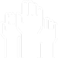 Hands raised